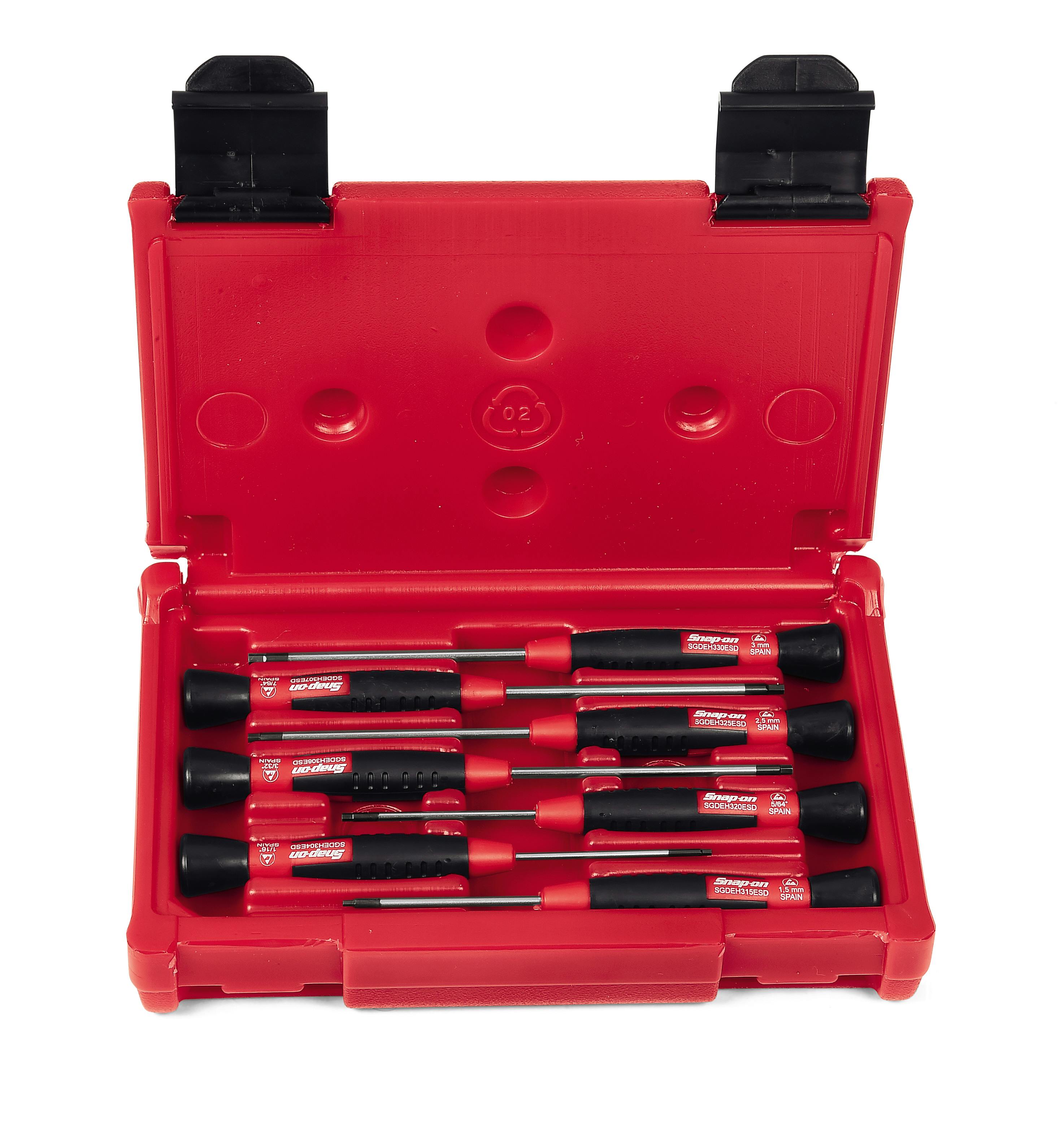 7 pc Electronic Miniature Hex Screwdriver Set | SGDEH70ESD | Snap-on Store